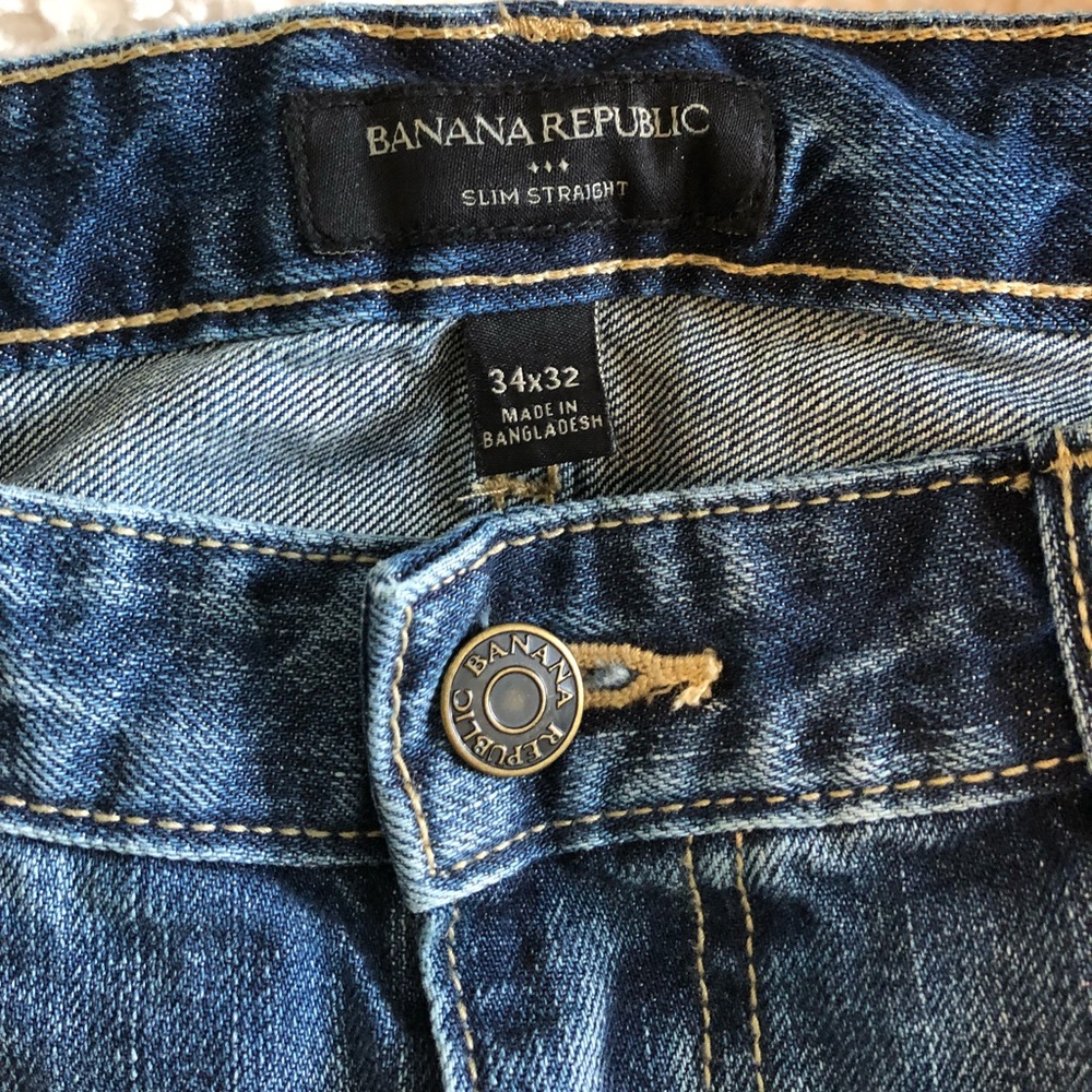 Banana Republic Jeans Slim Straight 34 x 32